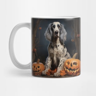 English setter Halloween Mug